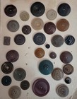 31 Assorted Bakelite Buttons circa 1940s in various shapes, colors and sizes — photo 2