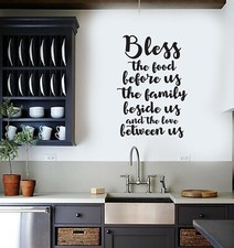 Vinyl Wall Decal Food Quote Saying Dining Room Kitchen Stickers ig5764