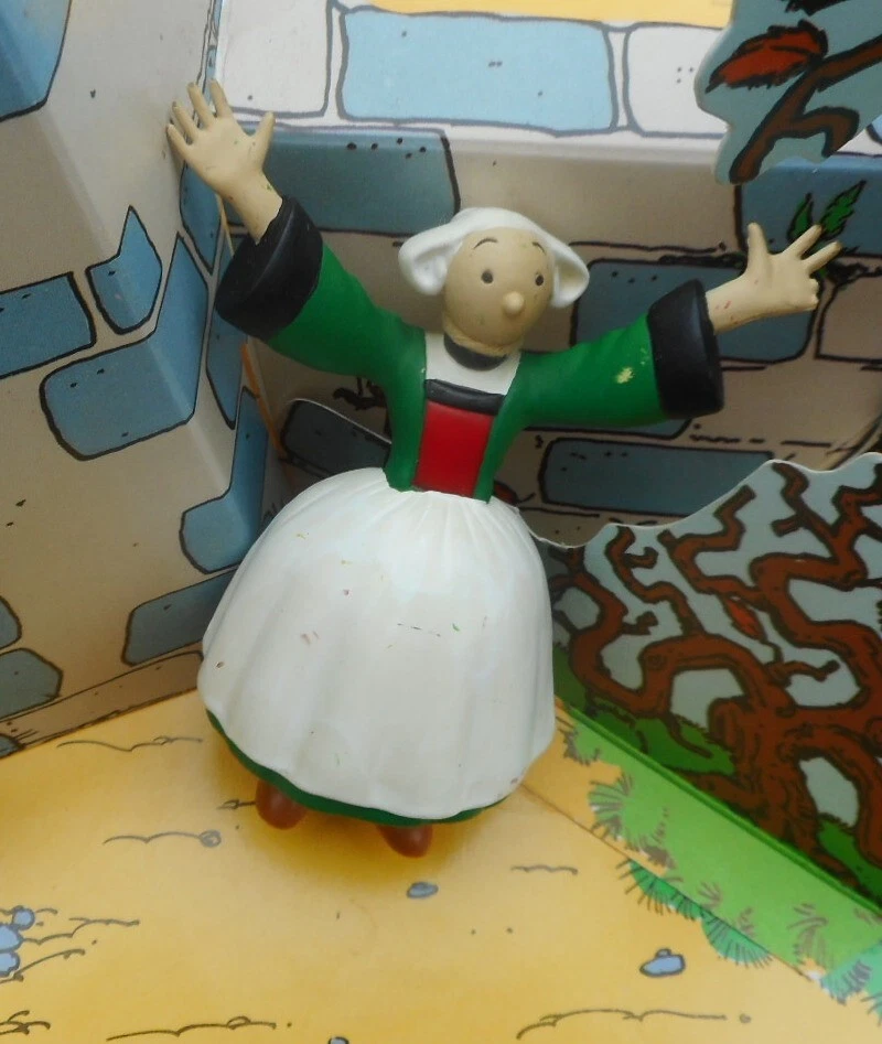 Figurine Bécassine PVC Gautier Languereau - Playbox Vintage 1970 Complète
