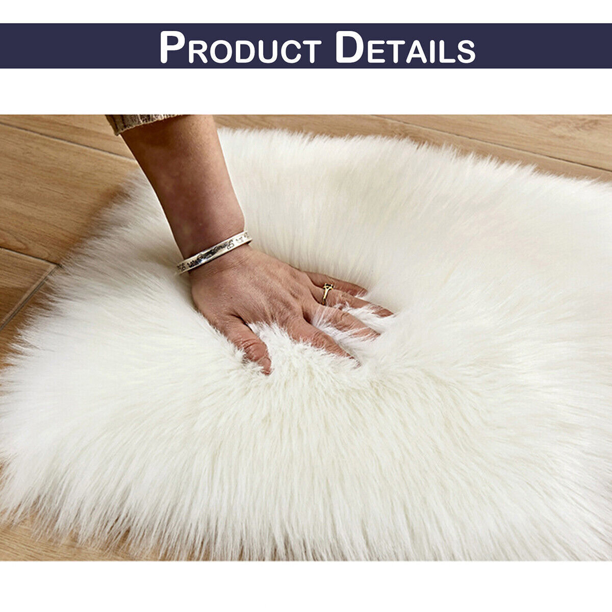 Shaggy Fluffy Faux Fur Floor Mat Carpet Warm Soft Bedroom Living Romm Area Rug eBay