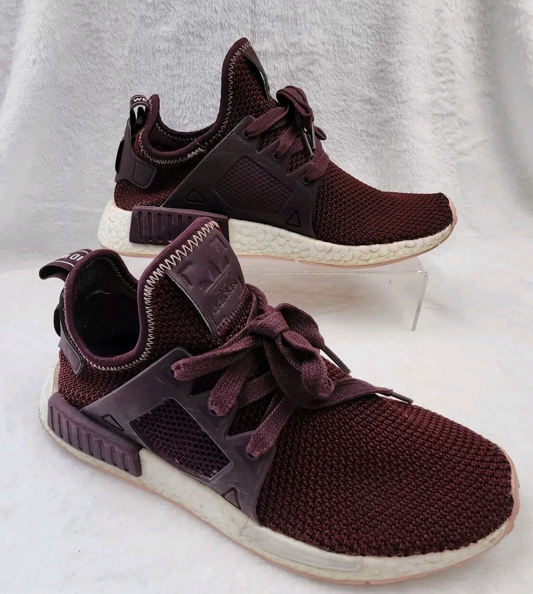 R1 Champs Mens Shoes Adidas Nmd R1 Gray And Maroon ADIDAS DIE