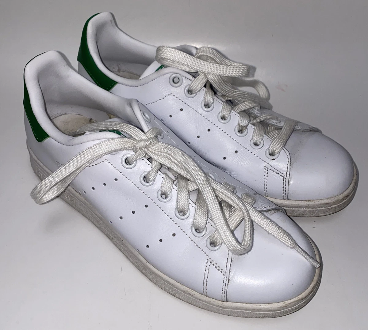 Agotamiento Tropezón Sueño Adidas Stan Smith White &amp; Green Casual Sneakers Shoes ART B24105  Men&#039;s 7 2016 | eBay