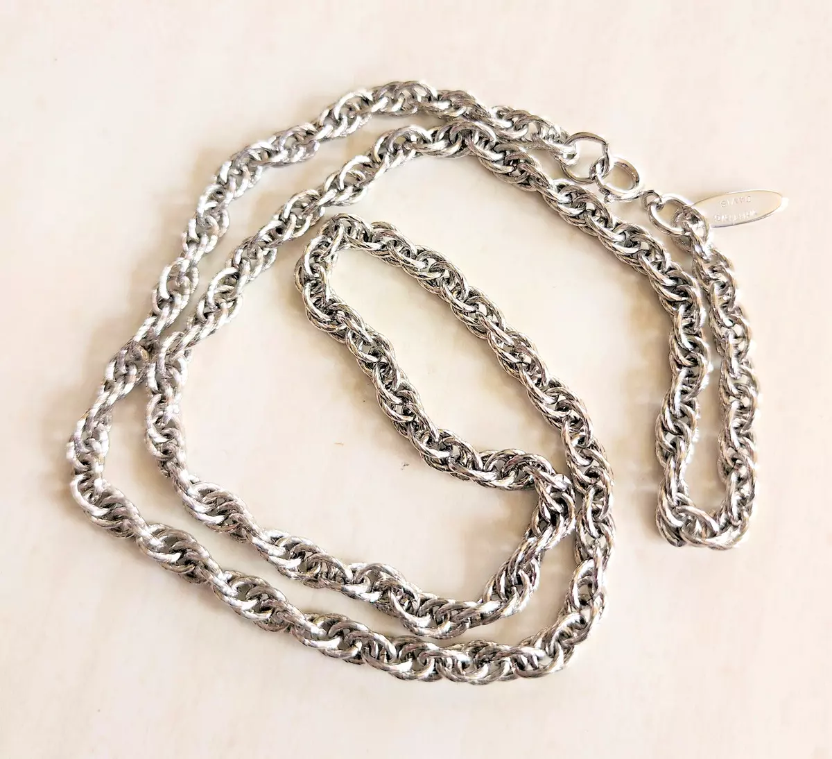Whiting davis silver best sale necklace