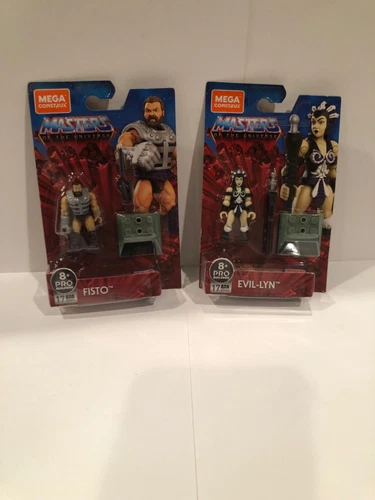 MEGA CONSTRUX PRO BUILDERS GPH71 MASTERS OF THE UNIVERSE FISTO & Evil Lyn