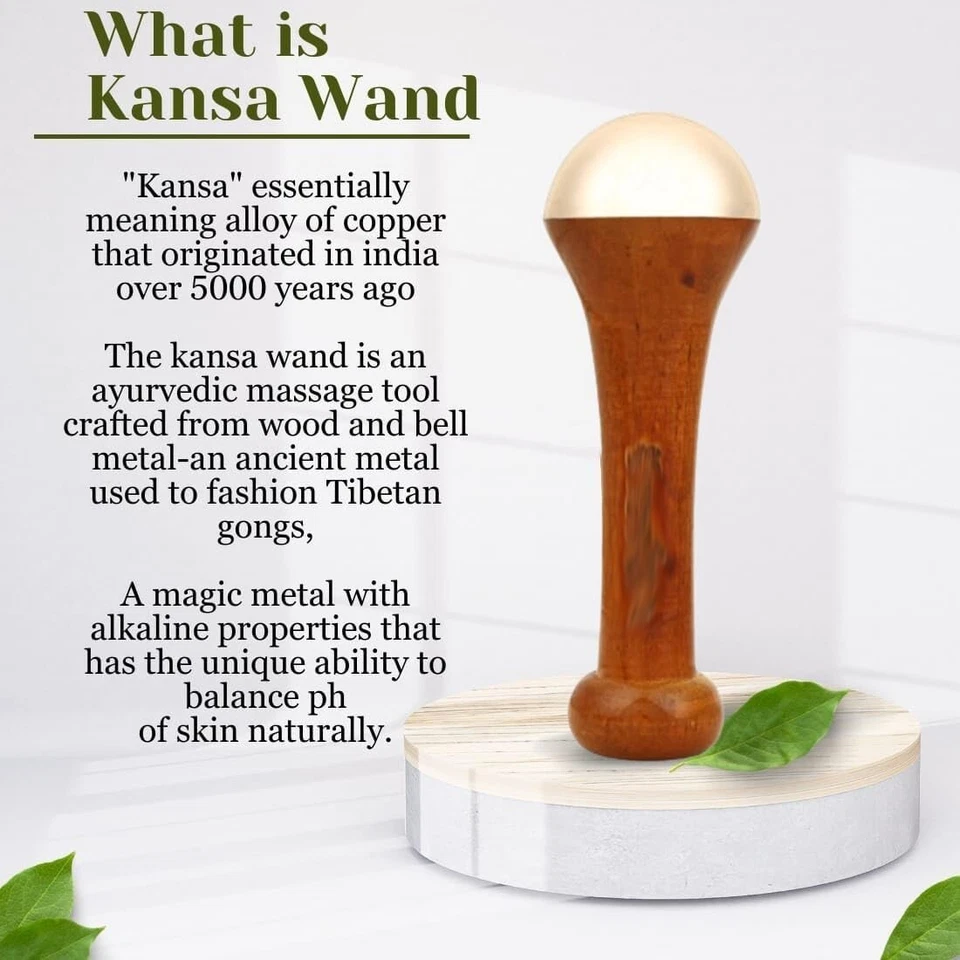 Herramienta de masaje Kansa varita con cúpula de metal para espalda cuello hombros y piernas Foto 2 de 4