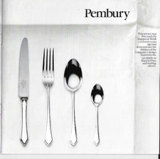 Flatware Sheffield Silver Five Piece Place-Setting, Pembury Pattern