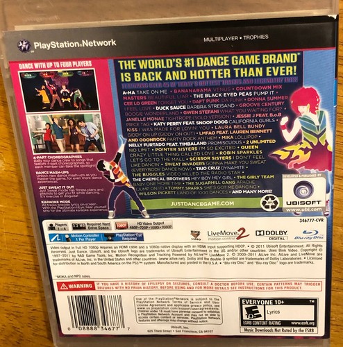 Just Dance 3 (Sony PlayStation 3, 2011) PS3 mit Handbuch 💃 🕺🏻 Videospiel 🎮 - Bild 3 von 12