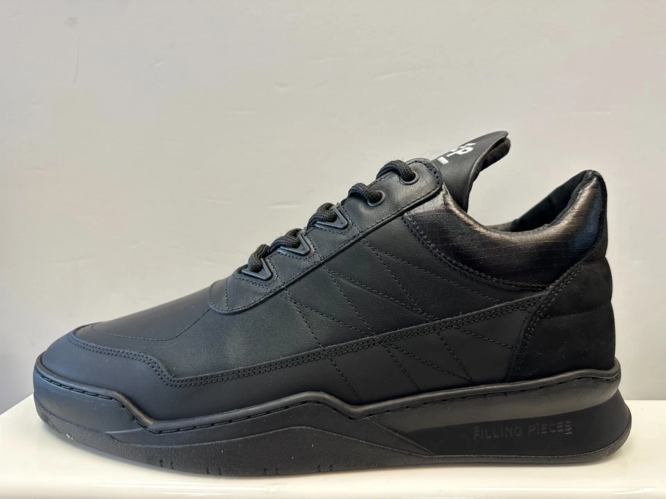 Filling Pieces Low Top Ghost Triple Black Sneaker Trainer UK 8 EU 42 - Bild 2 von 4