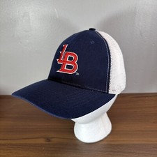 Louisville Bats Hat Cap Adult Blue Strap Back Minor League Baseball Dad Mens