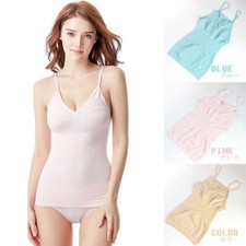 Camisole Tank Adjustable Shelf Built in with Ladies Spaghetti TopVest Bra Strap