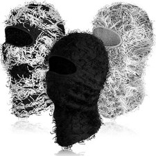 Newcotte 3 Pcs Distressed Black, Gray White Mixed, Black Mixed