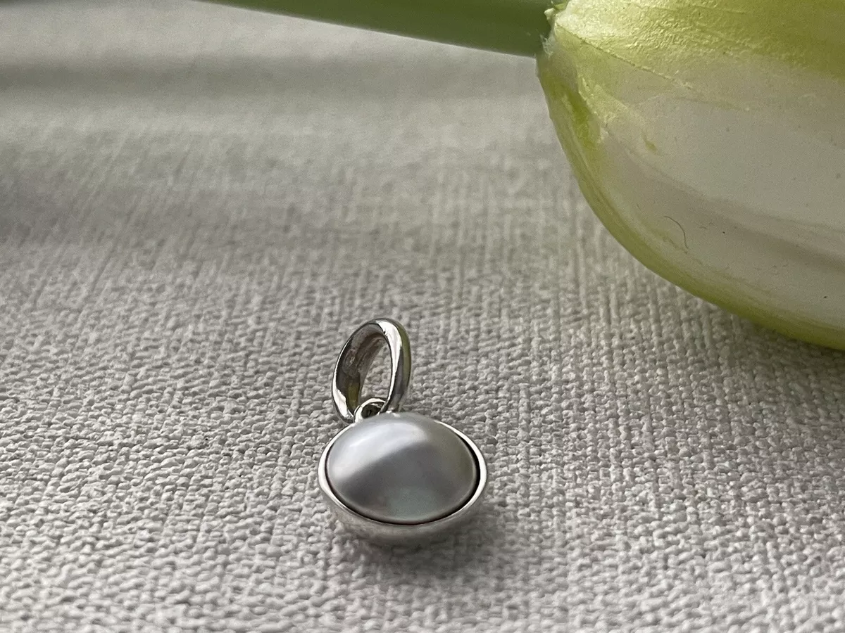 Pandora Pearl Droplet Pendant Genuine S925 ALE eBay