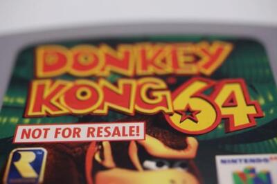 MINT Donkey Kong 64 Kiosk Not for Resale Gray Cart DEMO GREY NFR