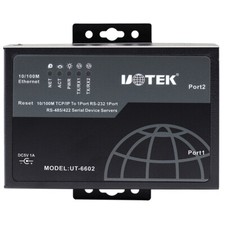 Industrial 100M TCP IP to RS232 RS485 RS422 Converter Serial Device Server RJ45