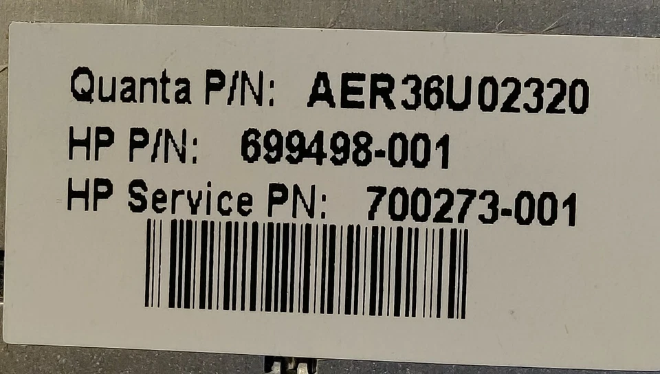 Laptop keyboard for HP G Series 700273-001 White - Image 3 of 3