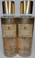 2 VICTORIA'S SECRET SHIMMERING SHORES FRAGRANCE MIST 8.4 FL OZ