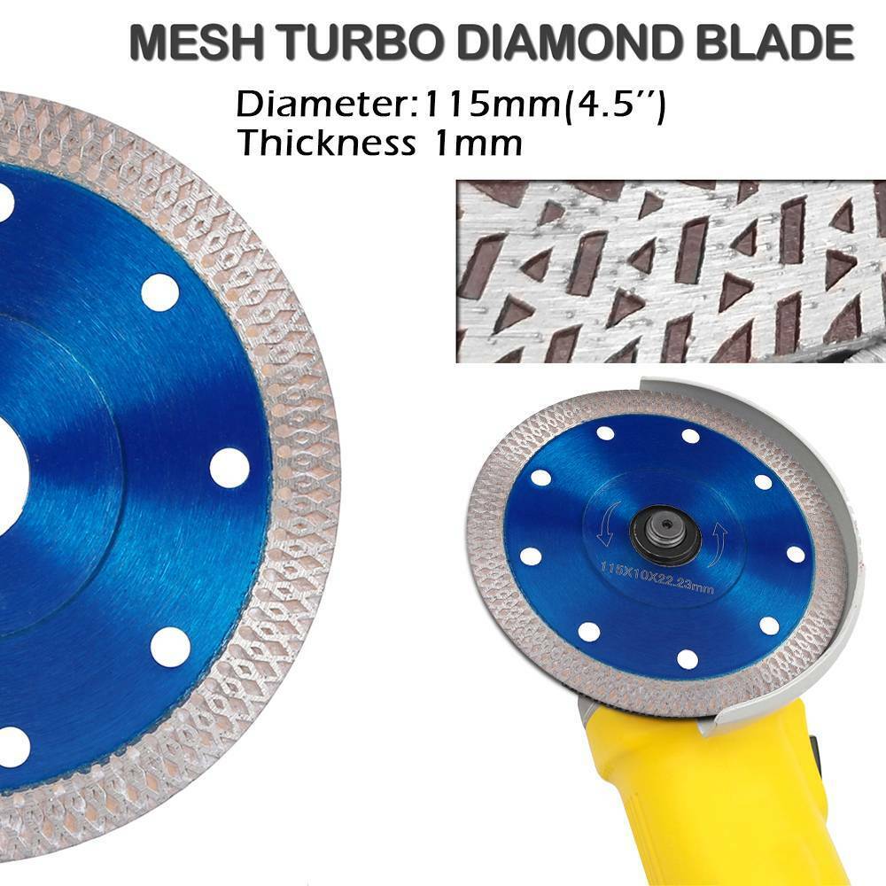 115mm/125mm Porcelain Tile Cutting Disc Diamond Disk Wheel Blade Drill ...