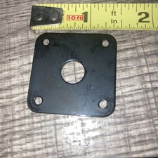 New Black 1/4 Inch Jack Input Jack Plate For Electric Guitar  from washburn