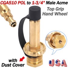 Male POL to 1-3/4 Acme Top Grip Hand Wheel Fi...