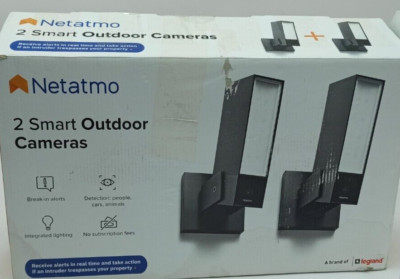 DEFEKT Netatmo 2 Outdoor Überwachungskameras NBU-2-NOC-AMZ Wi-Fi Schwarz