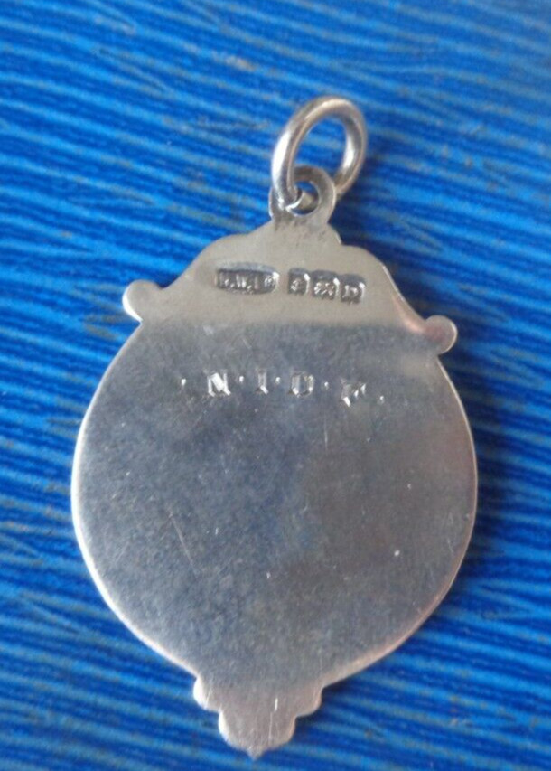 Vintage Sterling Silver Medal h/m 1928 B'ham Ballroom Dancing Northern Ireland ? thumbnail 5