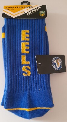 NRL Infant Socks - Parramatta Eels - Set Of Two - Non Slip - Sock - Foto 7