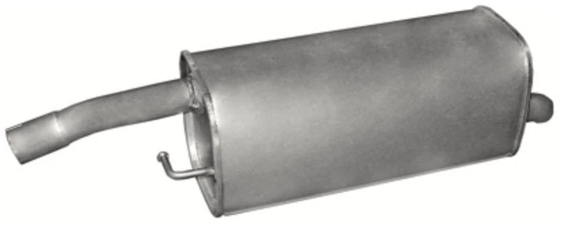 Silencieux Arrière Pour Ford Fiesta V / Mazda 2 (1.6 16V 2001-2007) - Acier Aluminié - Neuf