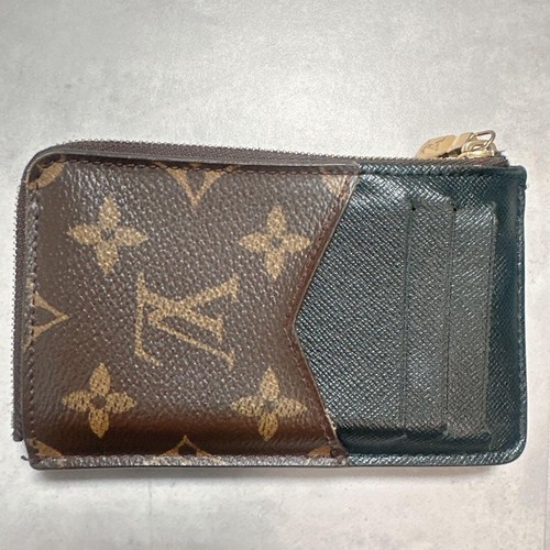 Louis Vuitton Porte Cartes Recto Verso Used Wallet Monogram Brown w/box Japan - Picture 4 of 16