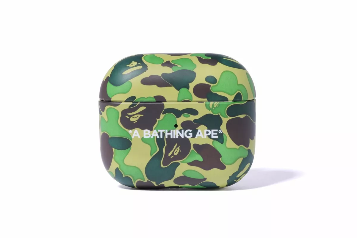 2022 A BATHING APE ABC CAMO AIRPODS CASE 3rd generation Green Auth fr Bape Japan