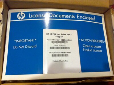 HP 582765-B21 Insight Control Suite Upgrade Lizenz + 1 Jahr Support, 24x7, NEU