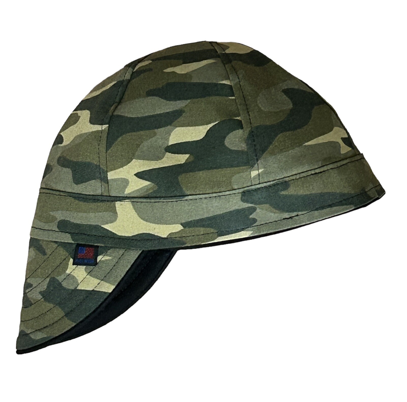 Camo/Welding Cap/Biker Hat 7 1/8” Short Crown Unlined Cotton Light Canvas . eBay