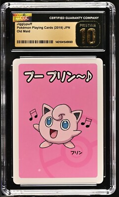 CGC 10 Pristine Jigglypuff Old Maid 2019 Japanese Pokemon Card | eBay