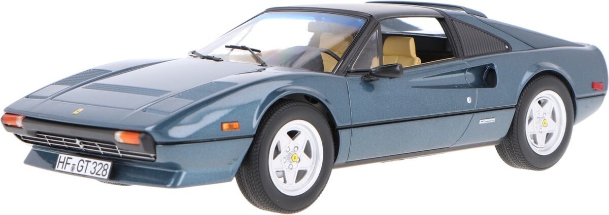 1982 FERRARI 308 GTS BLUE EUROPEAN VERSION SEALED MODEL by NOREV 1