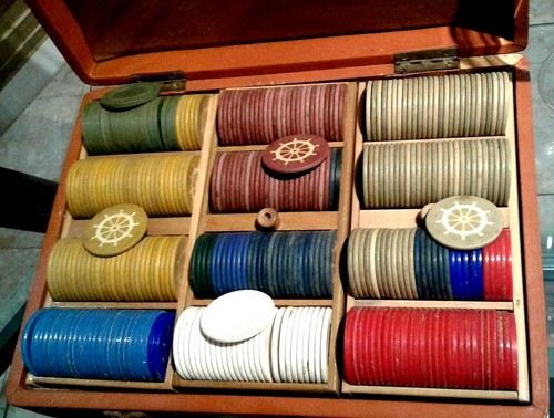 Ficha de Poker ROJA en CIRCULO RECREO SAN GERMAN Casino de Juego de Colección PUERTO RICO - Imagen 4 de 7