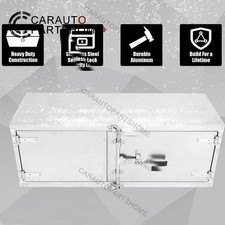 48 Inch Aluminum Underbody Truck Tool Box W Cam Lock Stainless Steel Barn Door
