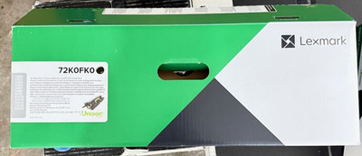 Lexmark 72K0FK0 Black Developer Photoconductor OPEN BOX. Never Removed from Box