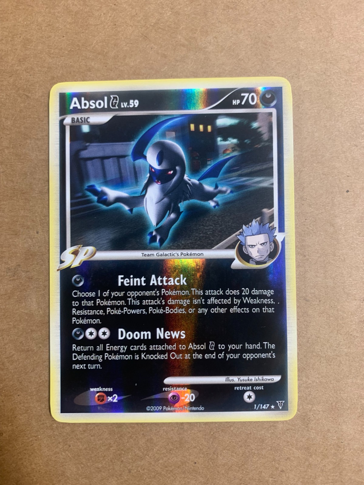 Absol G 1/147 Supreme Victors Reverse Holo Near Mint Pokemon TCG