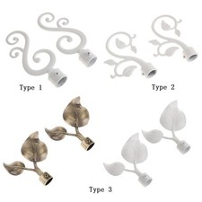 Vintage End Caps End Pieces for Curtain Rods, 2 Pieces