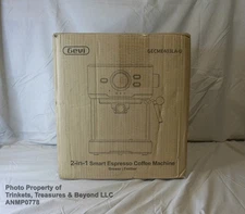 Gevi 2-in-1 Smart Espresso Coffee Machine, Brewer/Frother Model GECME403LA-U