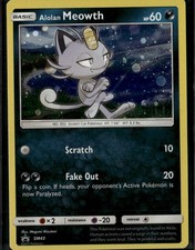 Carta Pokemon Alolan Meowth Promo SM Promos SM43 Darkness Holo