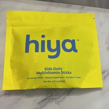 HIYA Kids Multivitamin 15 Essemtial Vitamins  Minerals/ 20 Powder Sticks