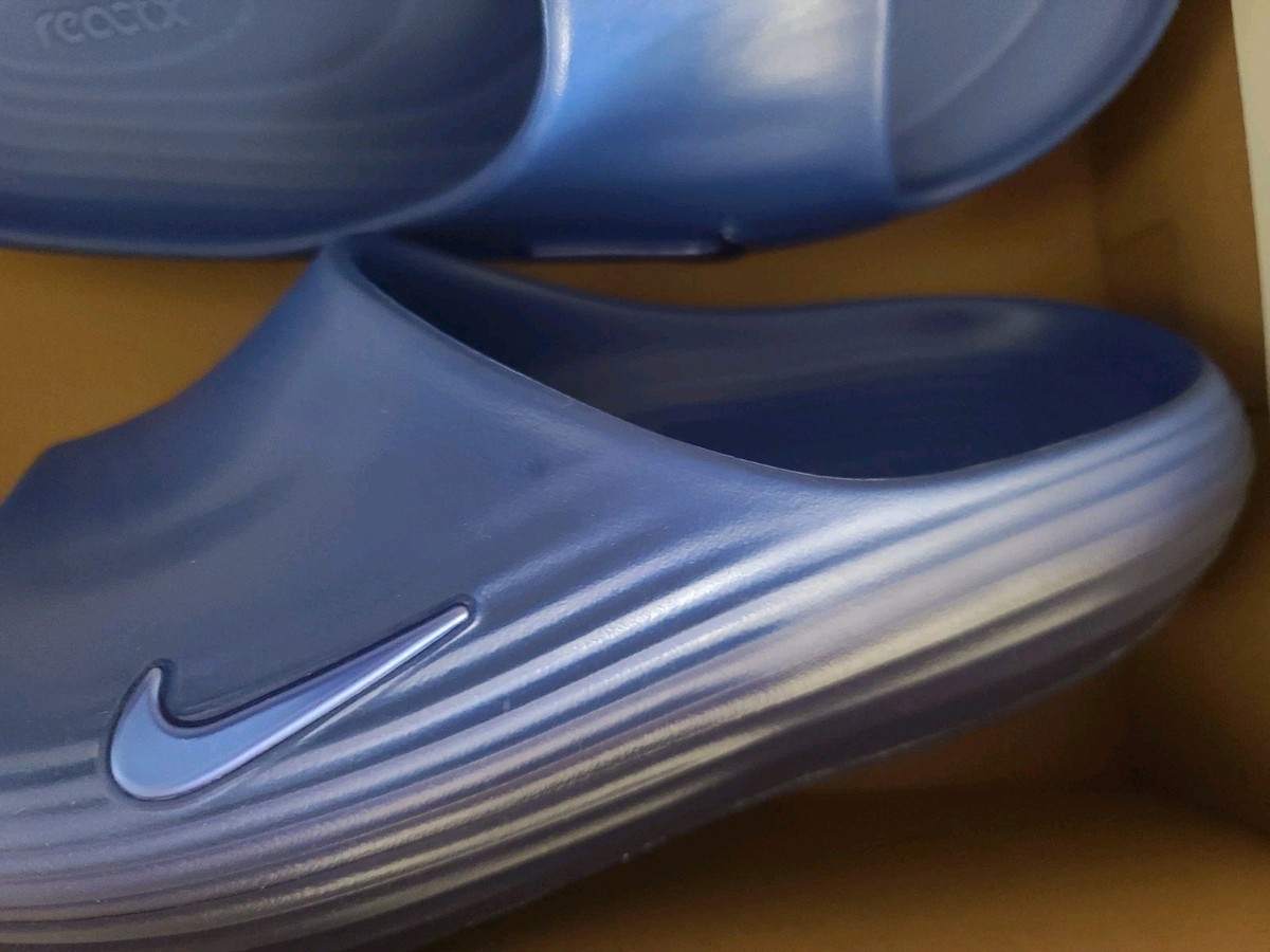 NEW Men's Size 9 Nike ReactX Rejuven8 Slides HV4479-401 Hyper