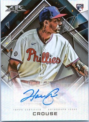 2022 Topps Fire Hans Crouse RC Rookie Auto #FA-HC 