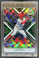2016 Panini Elite Extra Edition Juan Soto Status Die Cut Emerald #/49 Nationals