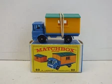 LESNEY MATCHBOX NO60 TRUCK WITH SITE OFFICE EXCELLENT BOXED (L578)