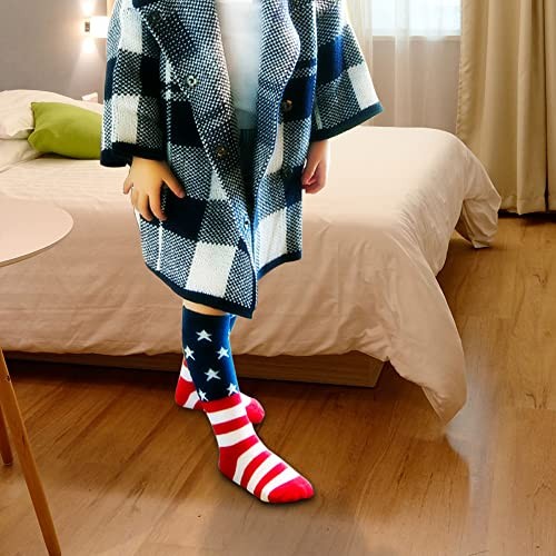 USA Flag Kids Socks Star Socks Knee High Sock for Boys Girls Small 4-6 Years - Picture 5 of 7