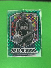 2019-20 Panini Mosaic - Old School Chris Webber #13 Green Mosaic Prizm