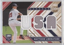 2018 Panini Elite Extra Edition USA Materials Gold 55/99 Matthew Liberatore 2a9