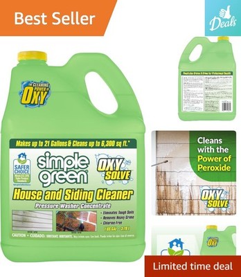 Effective Oxy Solve Concentrate Cleaner for Pressure Washing Homes (128 Fl Oz)