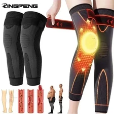 Leg Support Brace Calf Compression Sleeve Socks with Strap Sport Pain Relief US